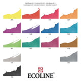Bruynzeel ecoline brush pen set, 15 kleuren