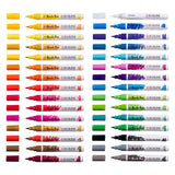 Bruynzeel ecoline brush pen set primair, 30 kleuren