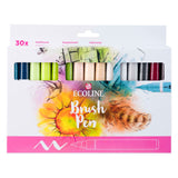 Bruynzeel ecoline brush pen set additional, 30 kleuren