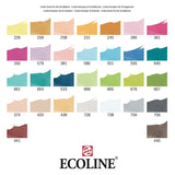 Bruynzeel ecoline brush pen set additional, 30 kleuren