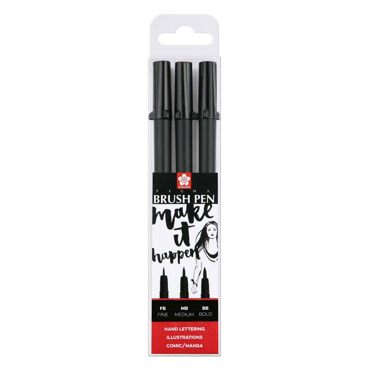 Sakura pigma penseel pen set,