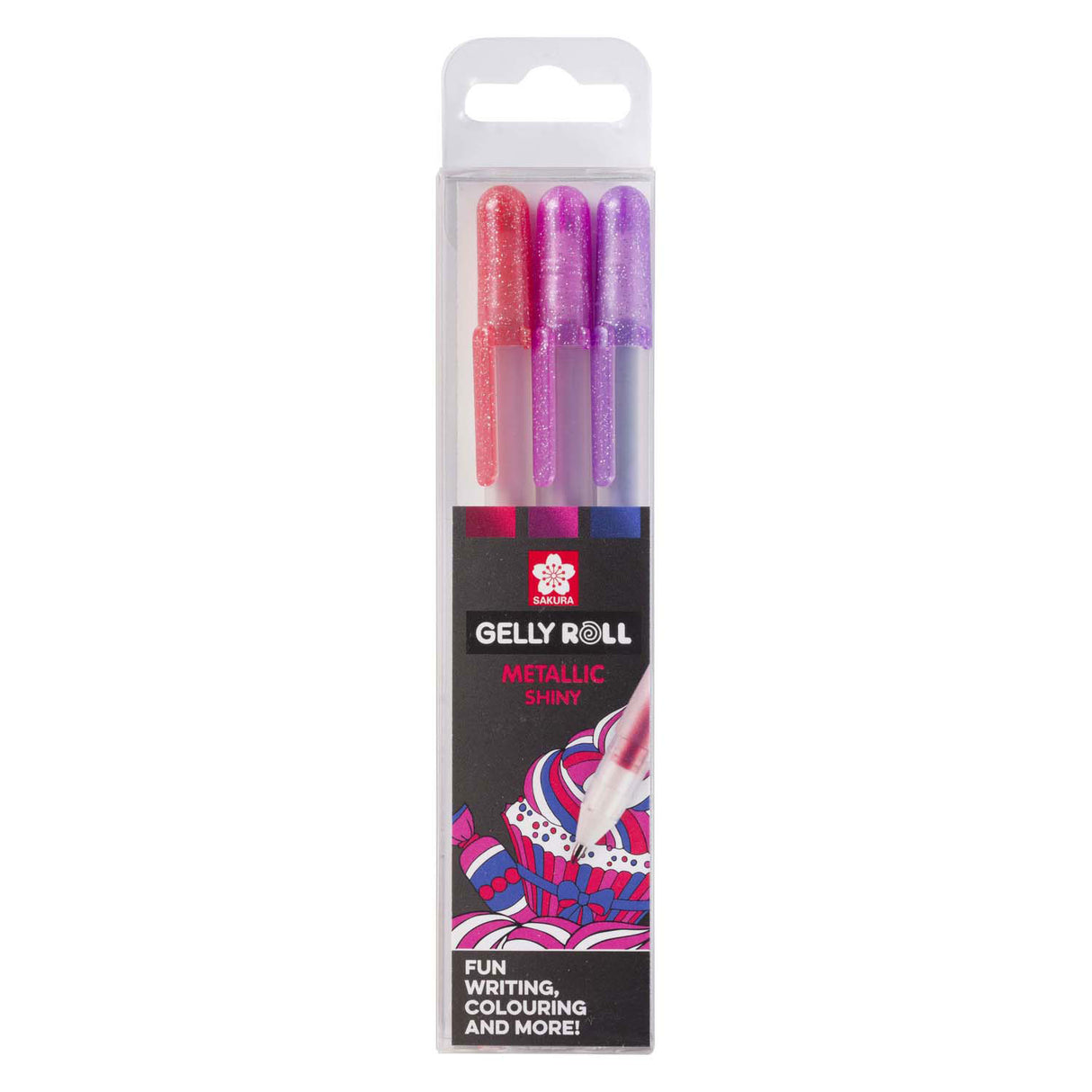 Sakura gelly roll metallic set 3 gelpennen sweets