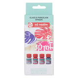 Talens art creat.glas porselein dekkend 4 x30ml roze zilver