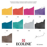 Bruynzeel ecoline penseelpenset galaxy, 10 kleuren