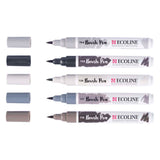 Bruynzeel ecoline penseelpenset schaduw, 5 kleuren