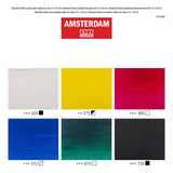 Bruynzeel amsterdam standaardserie acrylverf educatieset 120ml, 6dlg.
