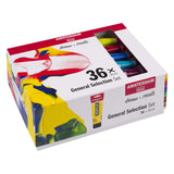 Bruynzeel amsterdam standaard serie acrylverf algemene selectieset 20ml, 36dlg.