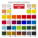 Bruynzeel amsterdam standaard serie acrylverf algemene selectieset 20ml, 36dlg.