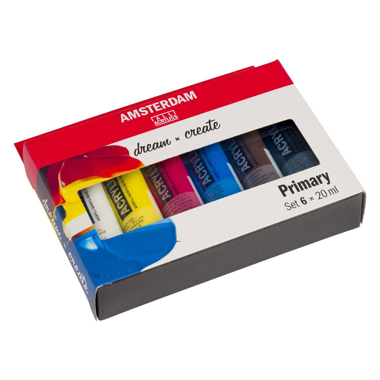 Bruynzeel amsterdam standaard serie acrylverf primaire set 20ml, 6dlg.