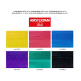 Bruynzeel amsterdam standaard serie acrylverf kleurrijke metallic set 20ml, 6dlg.