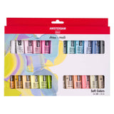 Bruynzeel amsterdam standaard serie acrylverf zachte kleuren set 20ml, 24dlg.