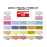 Bruynzeel amsterdam standaard serie acrylverf zachte kleuren set 20ml, 24dlg.