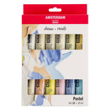 Bruynzeel amsterdam standaard serie acrylverf pastel set 20ml, 12dlg.