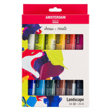 Bruynzeel amsterdam standaard serie acrylverf landschap set 20ml, 12dlg.