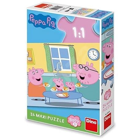 Dinotoys dino puzzel - peppa pig vloerpuzzel - 24 maxi stukjes