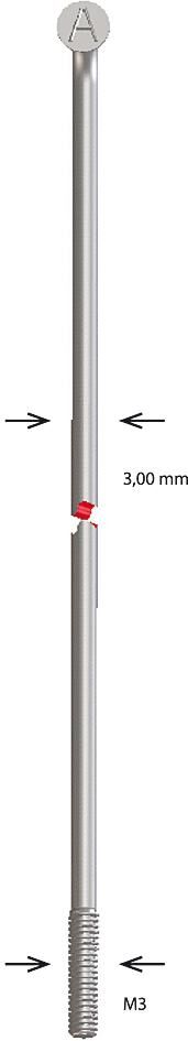 Alpina spaak spoke zinc m3x190 mm