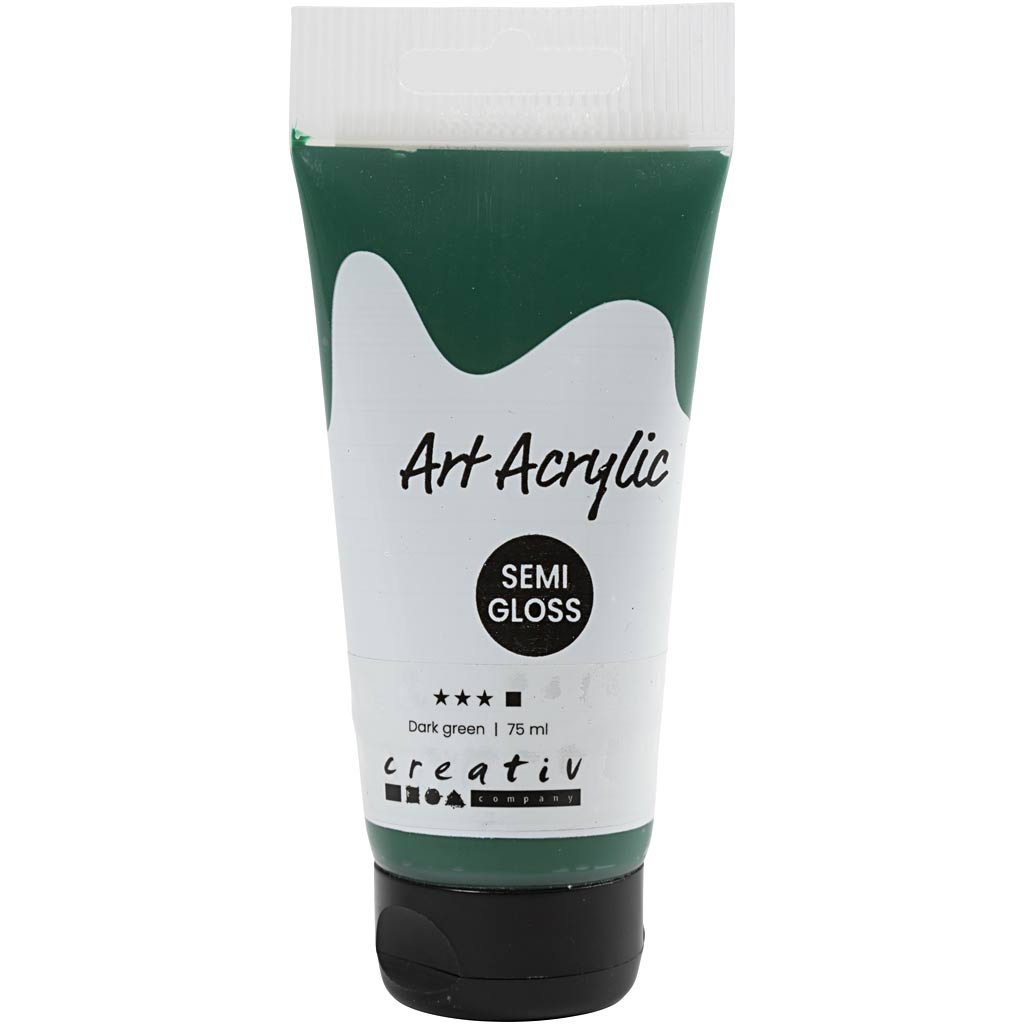Creativ company pigment art acrylverf forrest groen, 75ml