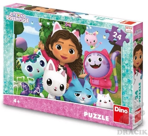 Dinotoys dino puzzel - dreamworks gabby apos;s dollhouse - 24 stukjes