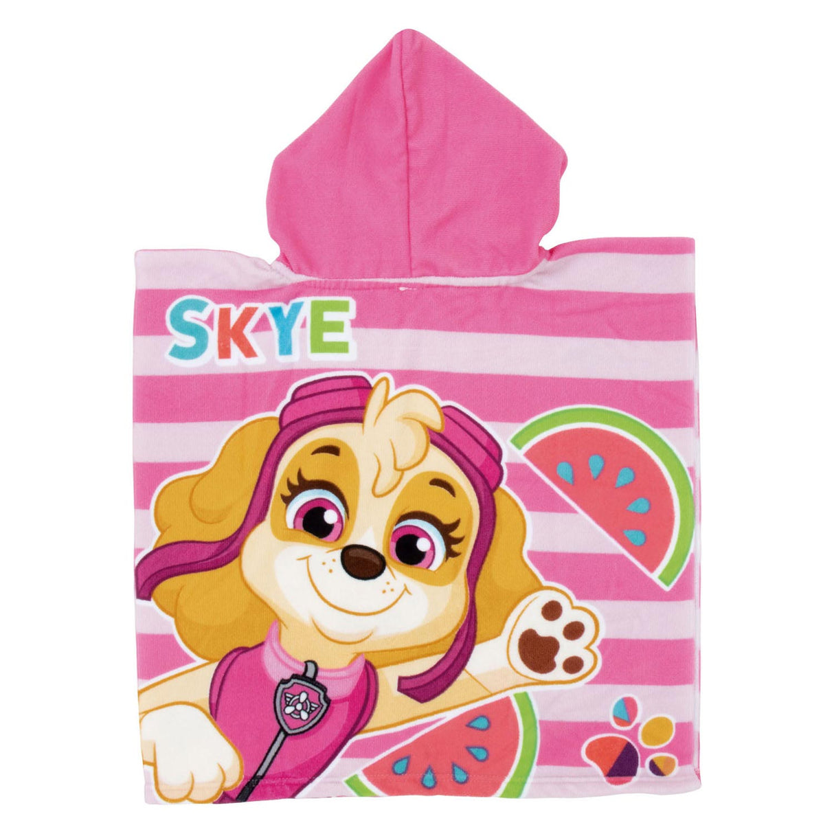 Paw patrol poncho roze