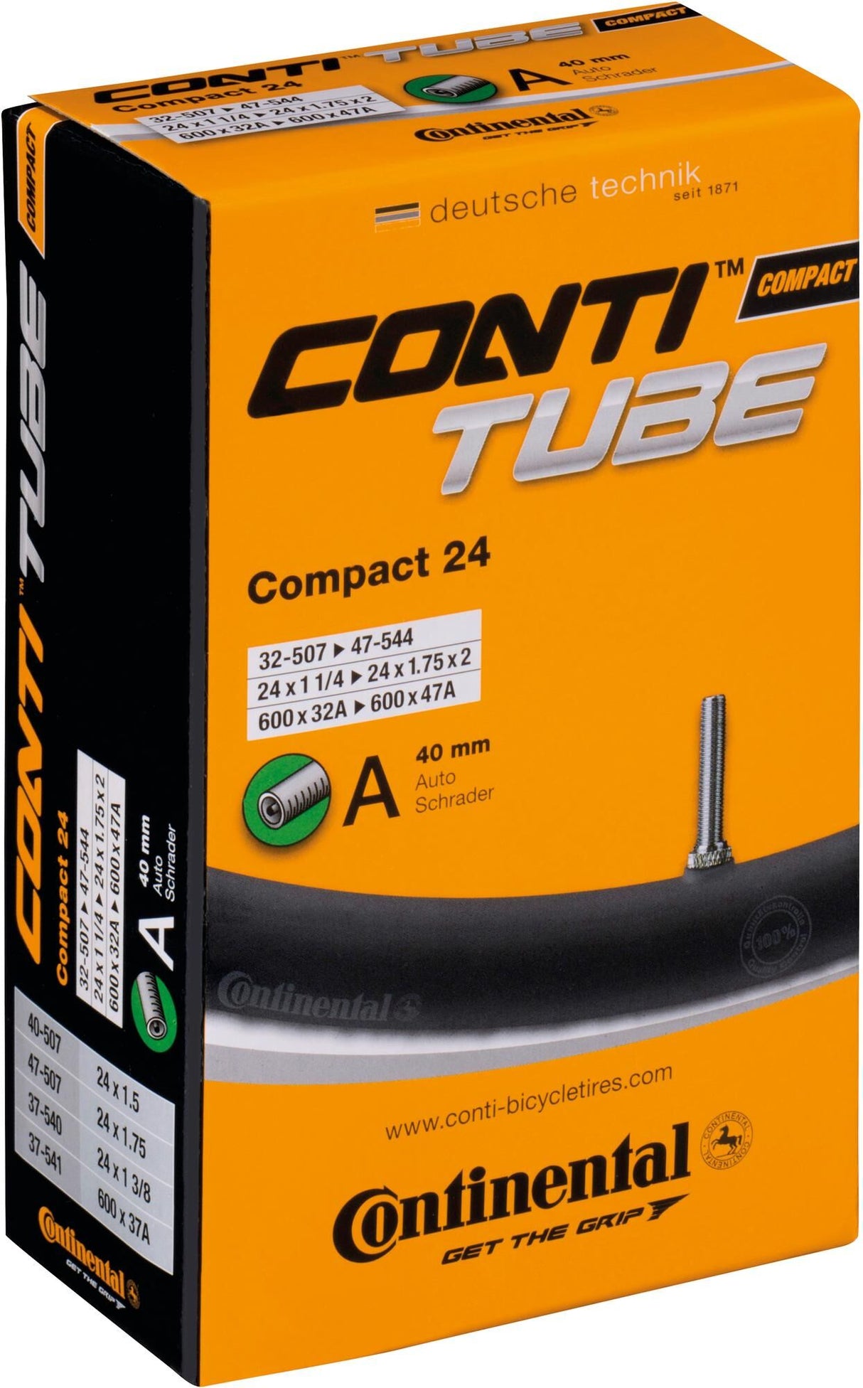 Continental binnenband compact 24 32 47-507 544 av 40mm