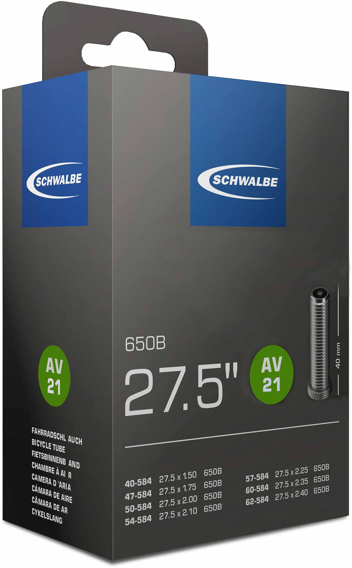 Schwalbe Binnenband AV21 27.5 40 62-584
