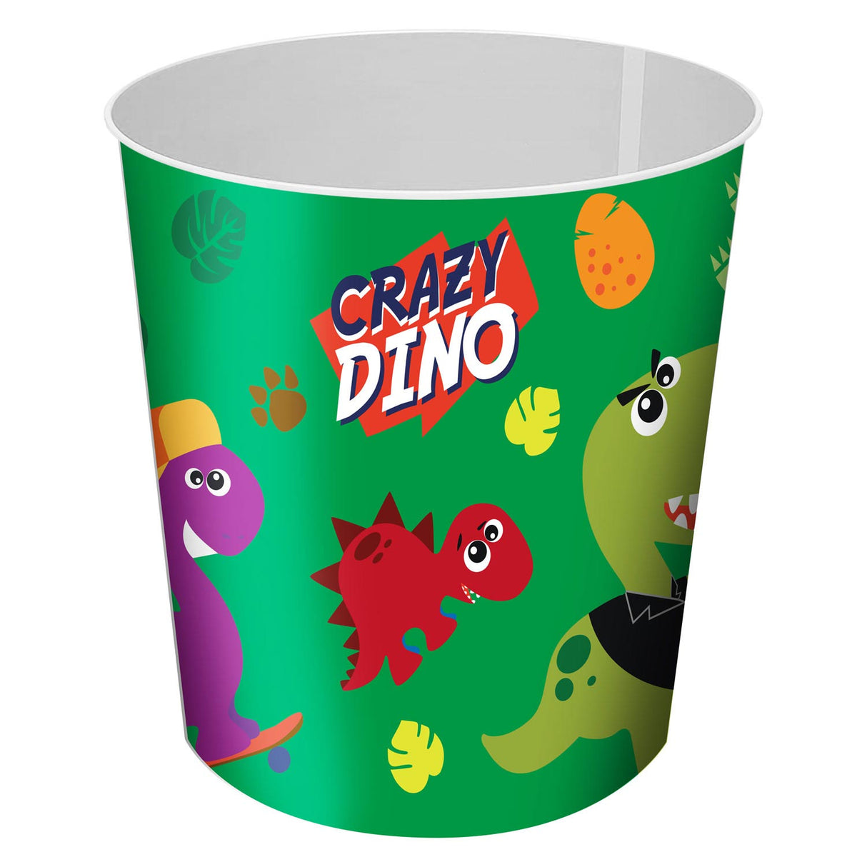 Kinderlicentie Prullenbak Crazy Dino