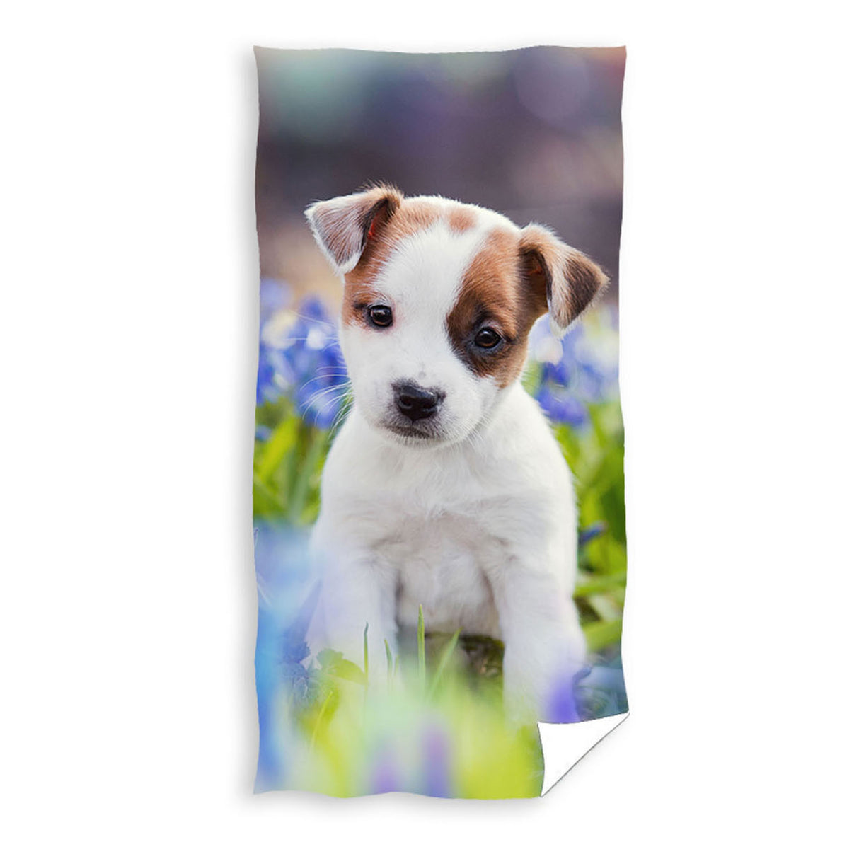 Strandlaken puppy katoen, 70x140cm