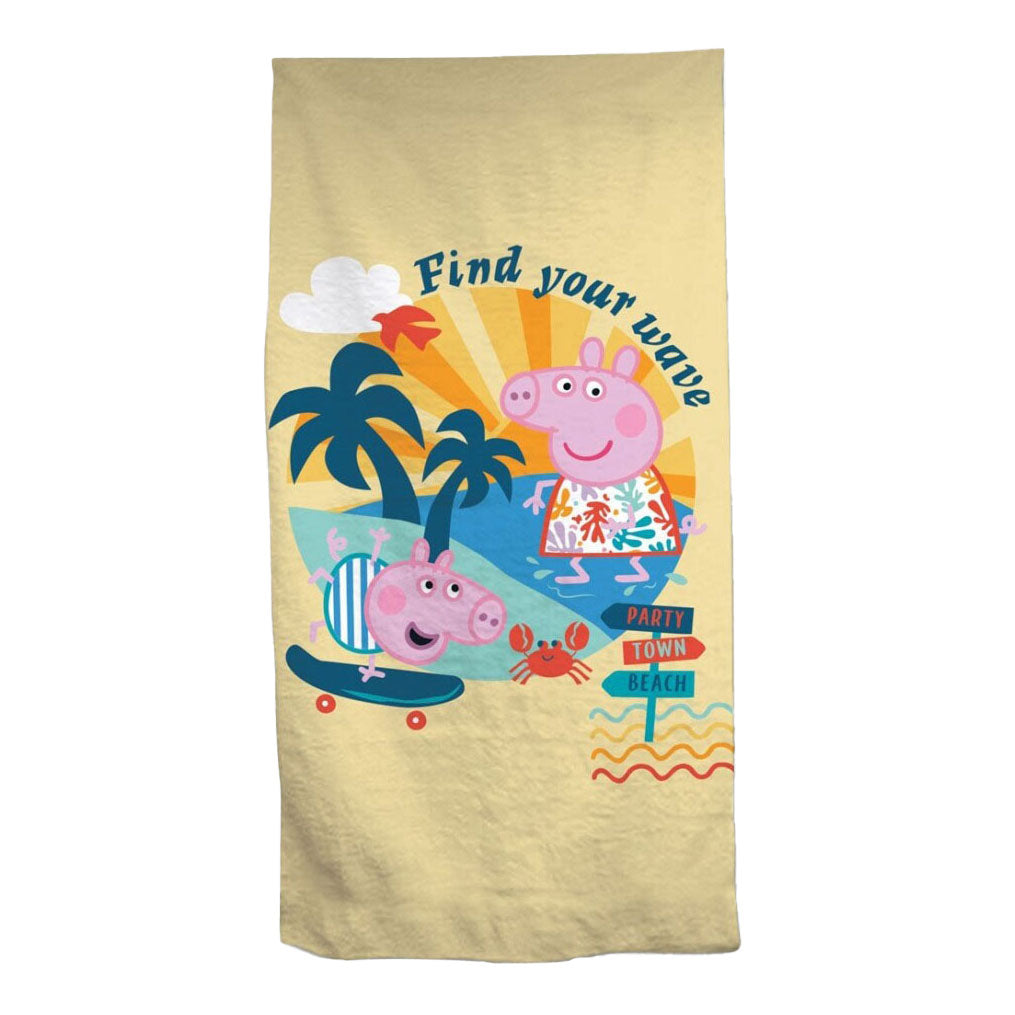 Peppa pig strandlaken , 70x140cm