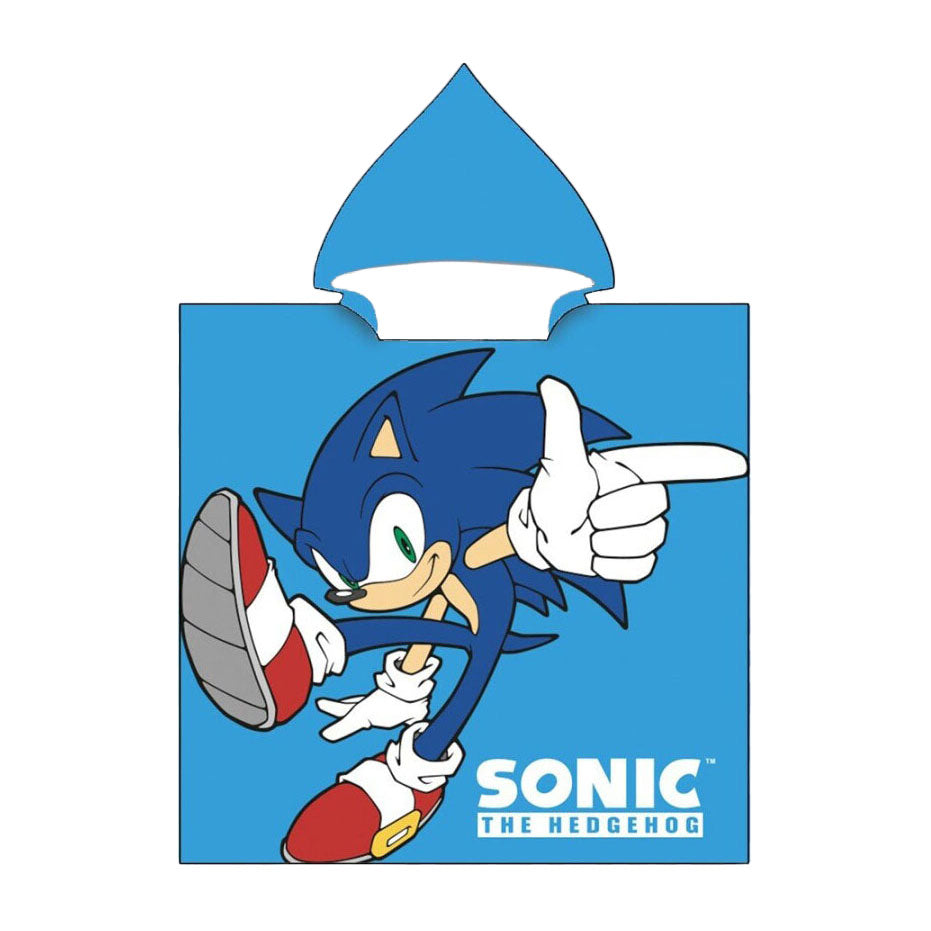 Sonic handdoek poncho, 55x110cm