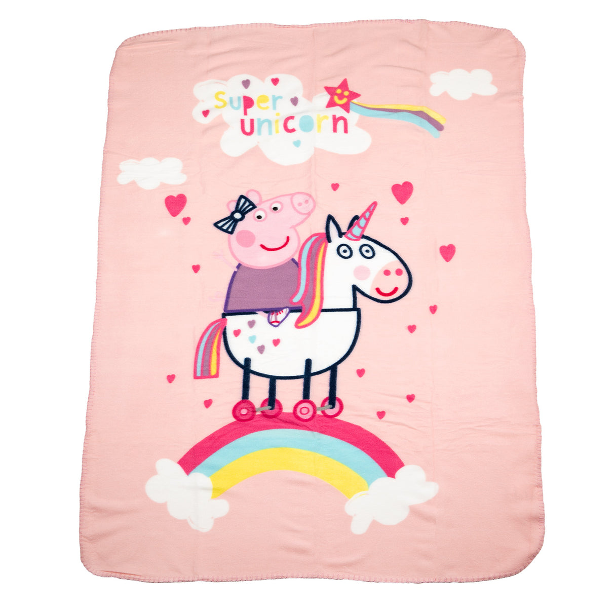 Peppa pig fleece deken , 100x140cm