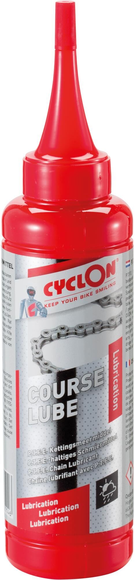 Cyclon kettingvet "all weather lube" cyclon chain grease "course lube" 125ml