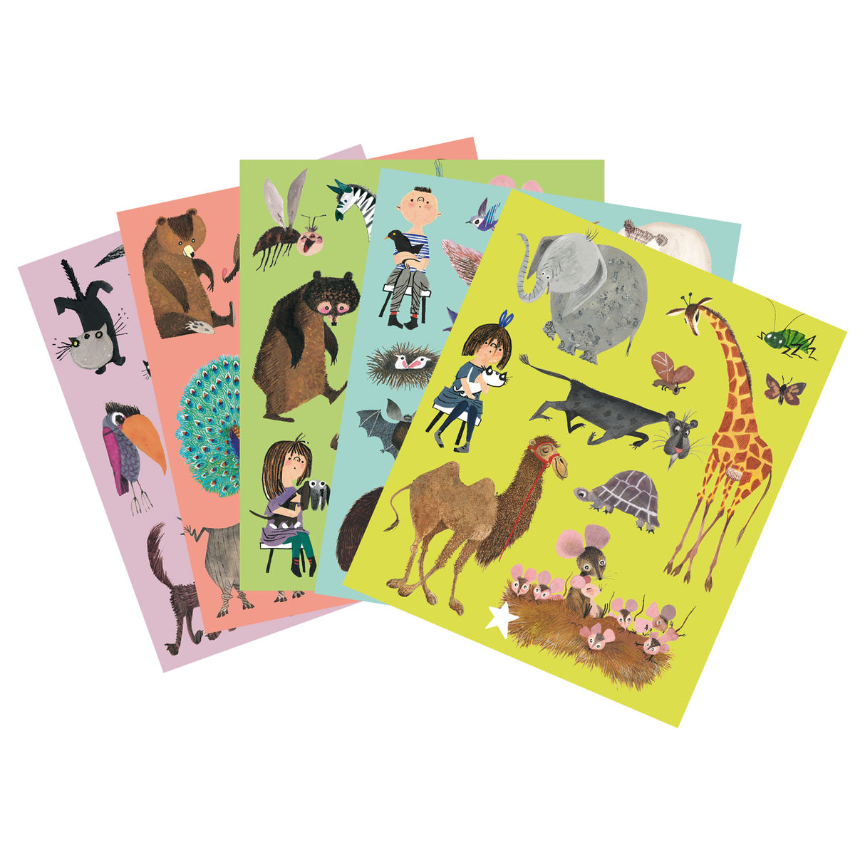 Wins holland dieren van fiep stickervellen, 5st