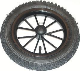 Roland spaakwiel spoked wheel 12 , plastic, incl.tire