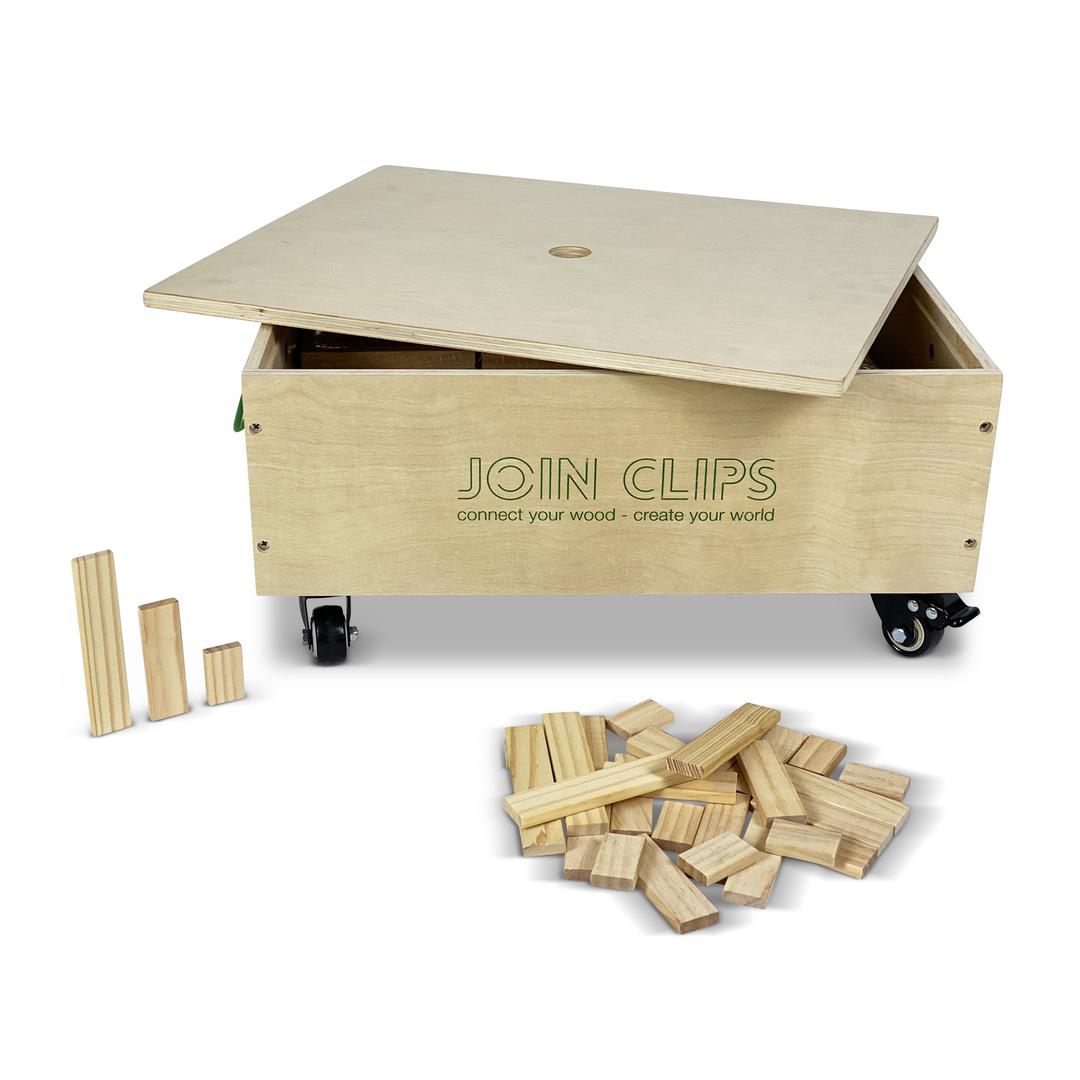 Join clips basis uitbreiding pro set, 500 bouwplankjes
