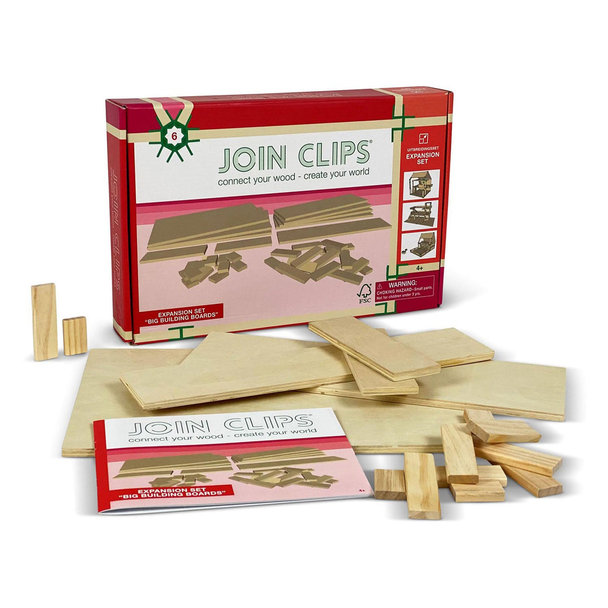 Join clips uitbreidingsset grote bouwplaten