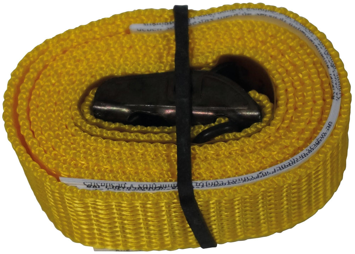 Autostyling seehase seehase fasty spanband tension handle strap fast yellow 100x2cm 300kg