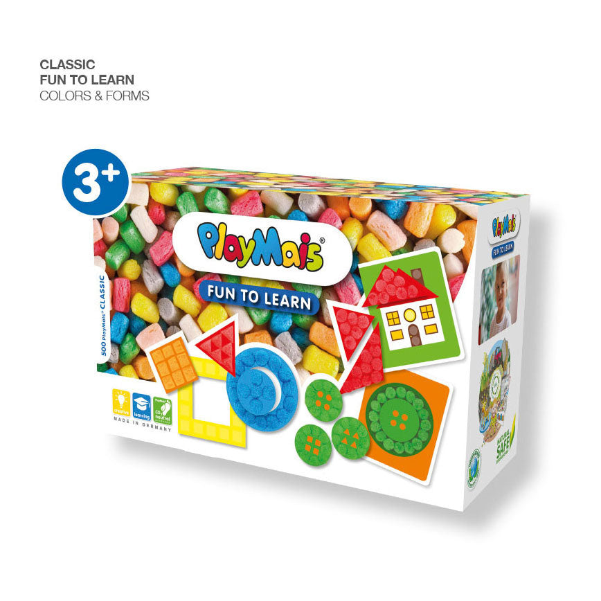 Playmais kleuren vormen