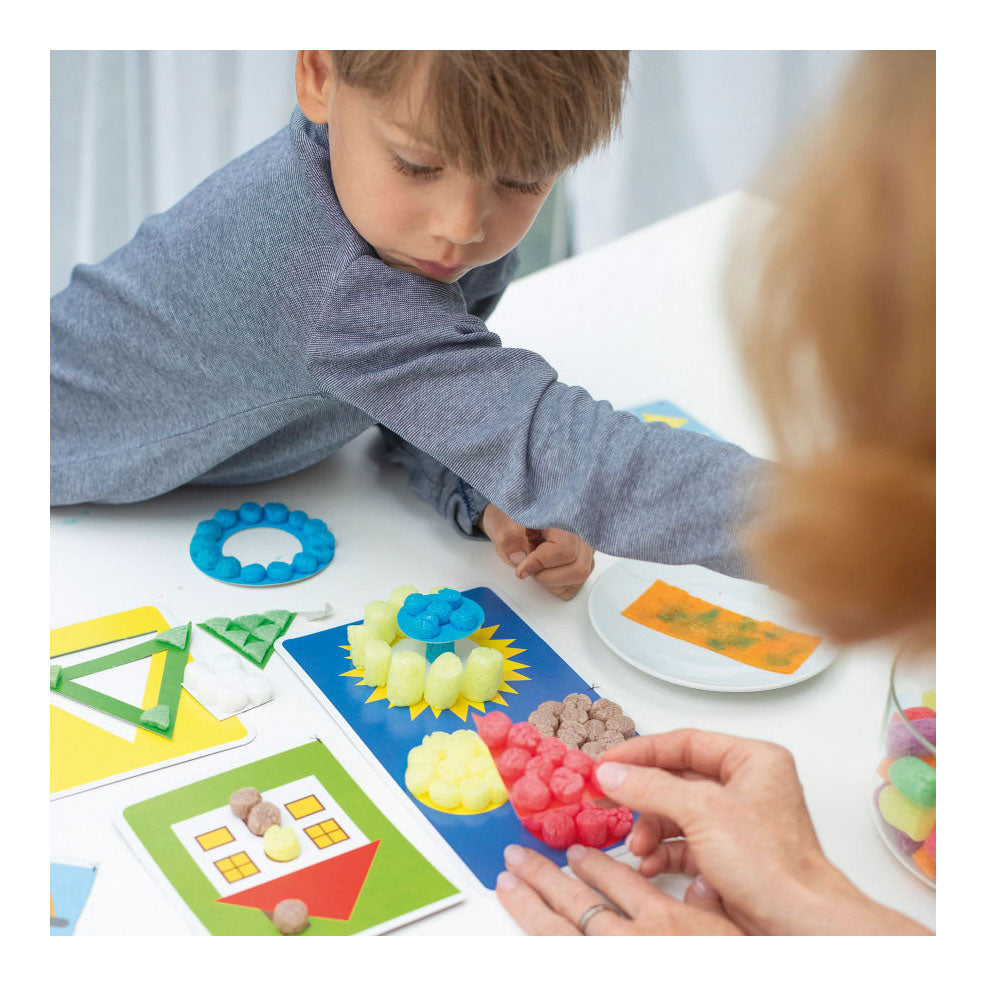 Playmais kleuren vormen