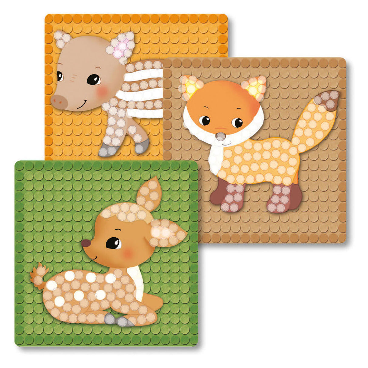 PlayMais Mosaic Kaarten Versieren Bos