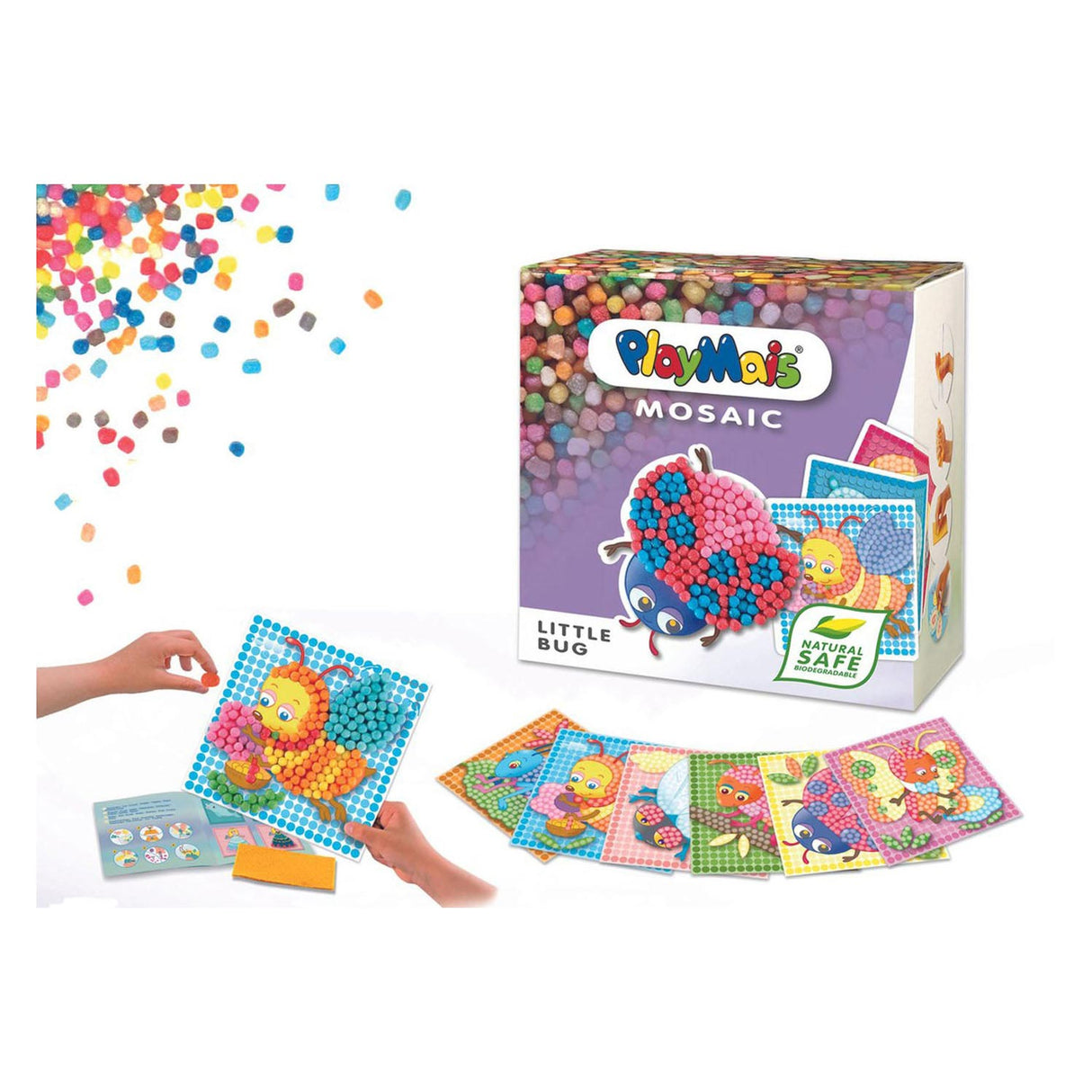 PlayMais Mozaïek Set - Kleine Insecten