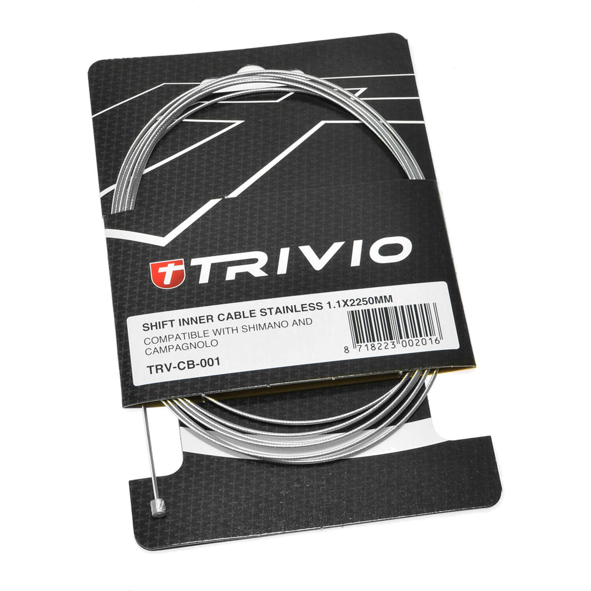 Trivio - derailleur binnenkabel rvs 1.1x2250mm - 20 st.