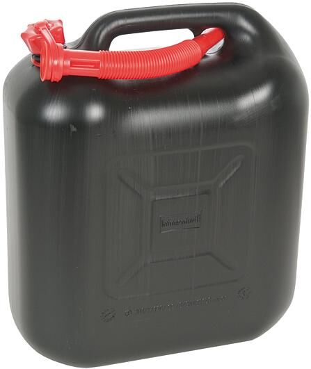 Hünersdorff jerrycan standaard fuel canister plastic 20 ltr black