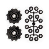 derailleurwieltjes 11 tanden 7-11V zwart 2 stuks