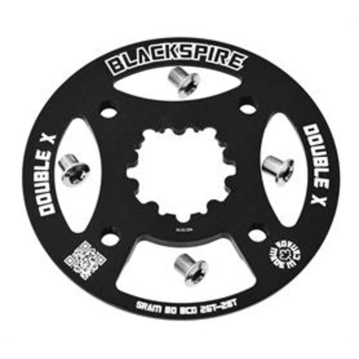 Blackspire - kettingblad defender double-x 80bcd 26 28t. voor sram xx