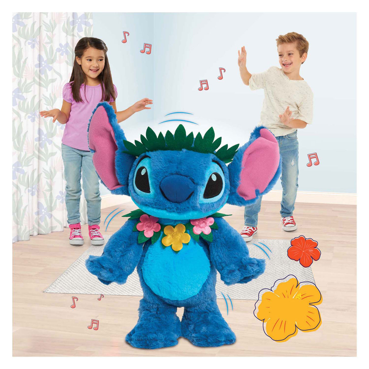 Spectron stitch pluche 38 cm dansen en zingen