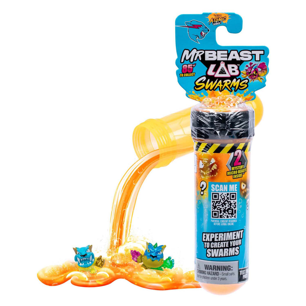 Spectron mrbeast lab swarms series 2 atomic serie actiefiguur, 2-pack