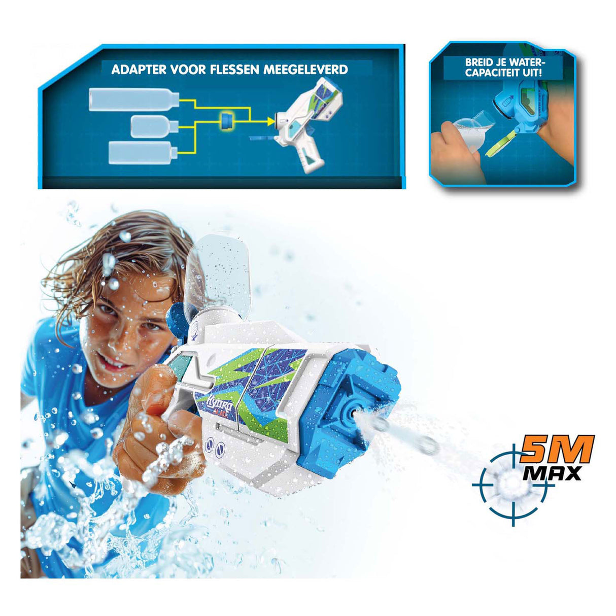 Silverlit hydro mad - mini waterpistolen 2-pack