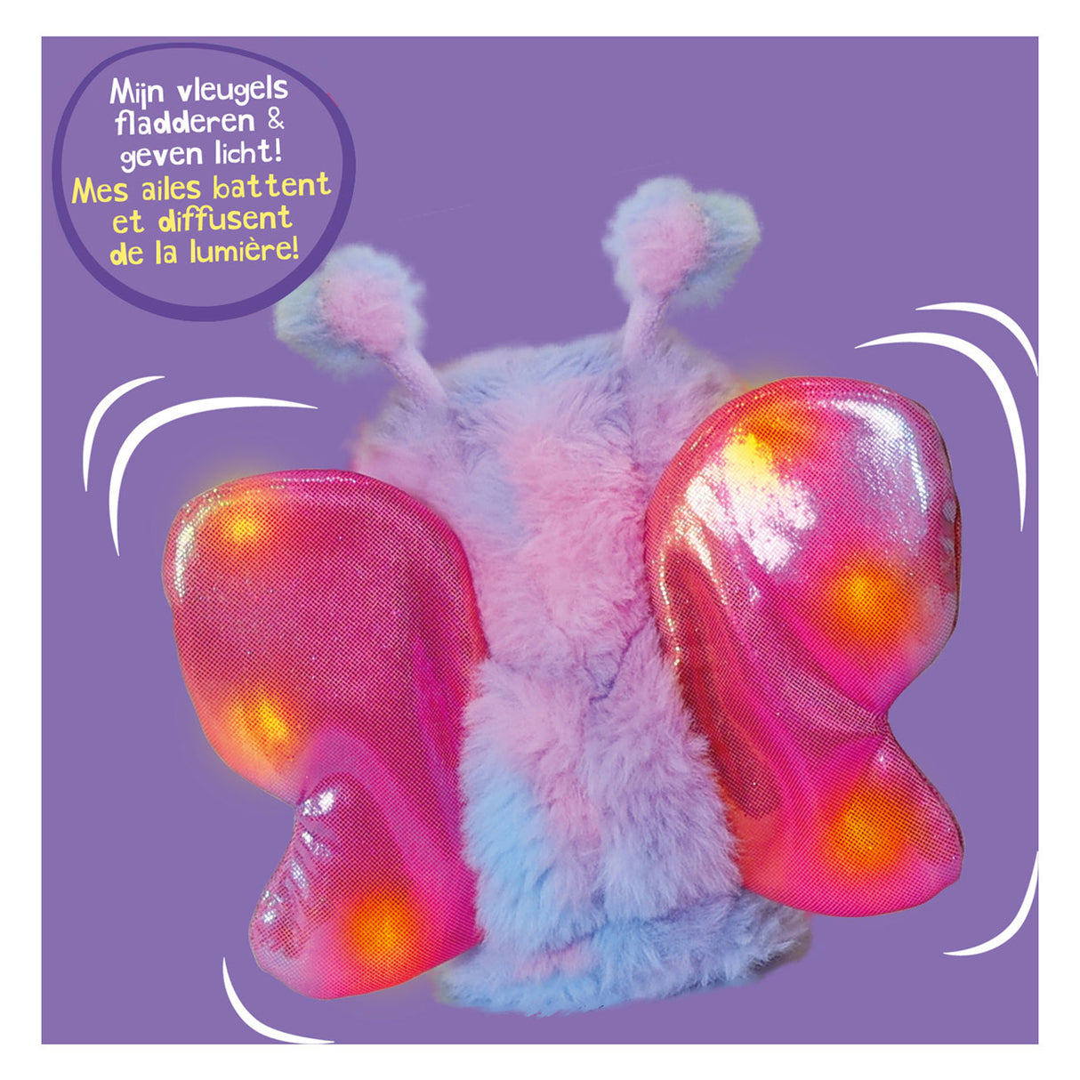 Curlimals Flutter Wonders Pink Interactieve Knuffel