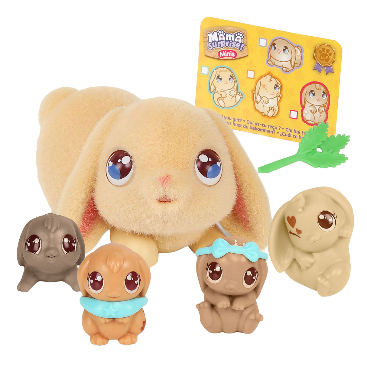Moose toys little live pet mama surprise mini speelfiguur konijn