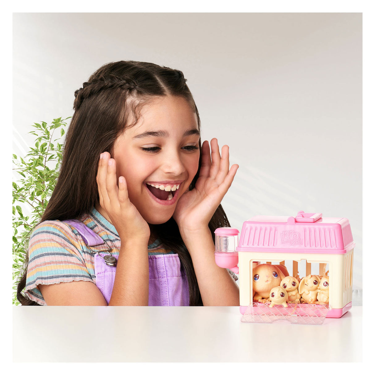 Moose toys mini mama surprise mini konijn rose little live pe